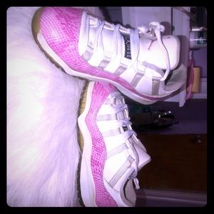 Pink snake skin 11s